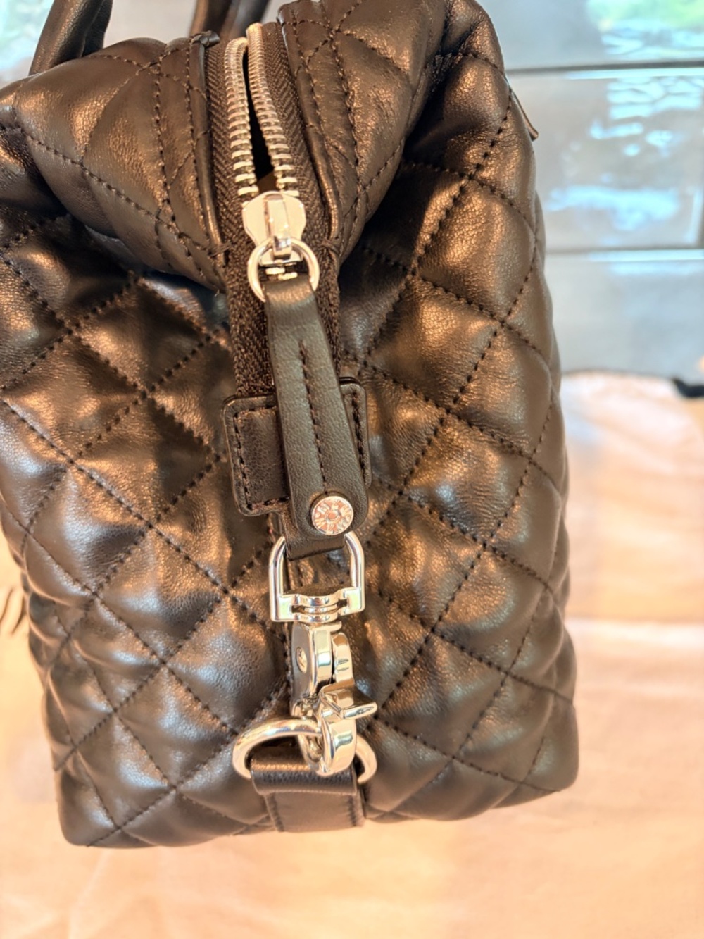 MZ Wallace Black Leather Small Sutton Deluxe NWOT - Picture 5 of 13